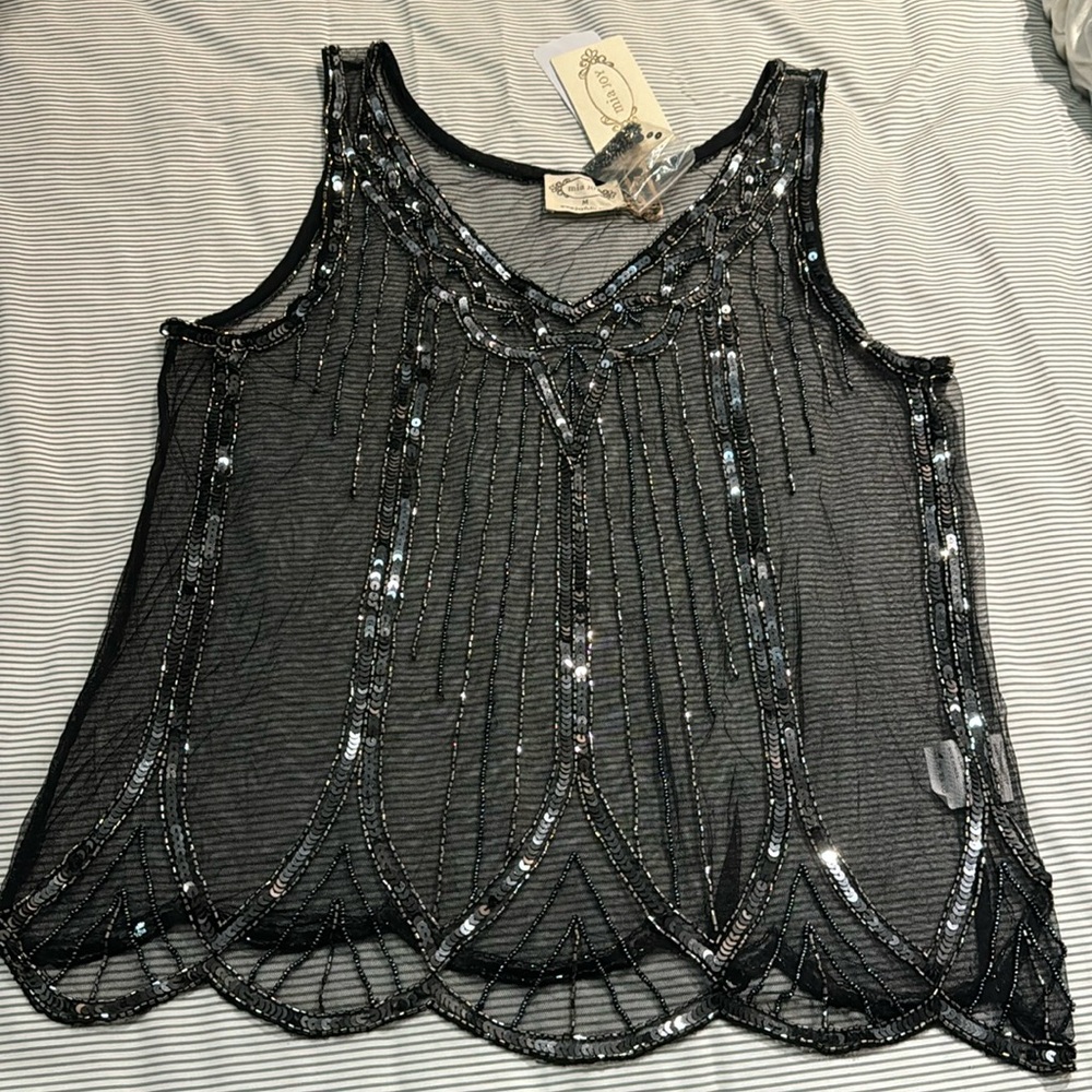 Mia Joy Joyfolie Sequined Zaria Top